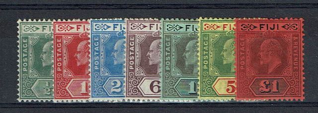 Image of Fiji SG 118/24 LMM British Commonwealth Stamp